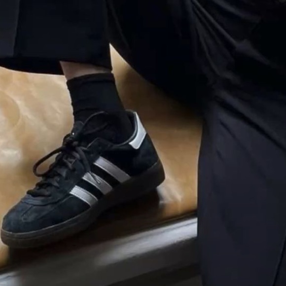 adidas | Shoes | Unisex Adidas Originals Handball Spezial Sneakers In Black  With Gum Sole | Poshmark